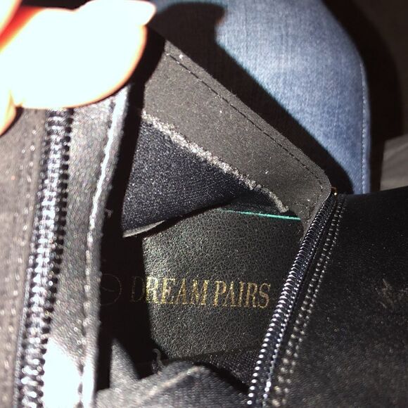 Dream Pairs Over the knee black boots size 7 - Picture 11 of 11